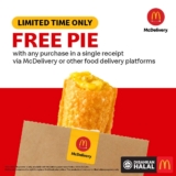 Score a FREE Pie with Your Meal Order on McDelivery in Malaysia