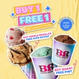 Baskin-Robbins Birthday Bonanza: Buy 1 Get 1 Free Daily Deals on March 2024