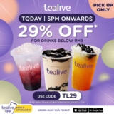 Tealive Leap Day Flash Deal: 29% Off Drinks Under RM8 – Grab Your Drinks on 29 Feb 2024