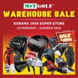 MST GOLF Warehouse Sale March 2024: Up to 80% OFF – Biggest Golf Deals in Subang Jaya! Don’t Miss Out on Great Savings