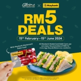 O’Briens Cafes Exclusive RM5 Egg Mayo & Watercress Sandwich Promo for Maybank Mastercard Debit Holders Promo 2024