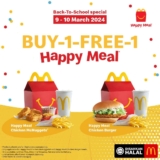 McDonald’s Back-to-School Special March 2024 Buy-1-Free-1 Promo: Hurry, Limited Time Offer!