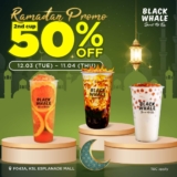 Black Whale Ramadan Promo 2024: Enjoy 50% Off Your Second Cup at KSL Esplanade Mall