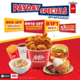 Marrybrown’s March 2024 MB Payday Specials: Up to RM10 OFF, Buy 1 Free 1 & Double Rewards!