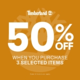 Timberland Special Sale at Genting Premium Outlets – Save 50% on 3 Selected Items (April 2024)