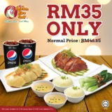 The Chicken Rice Shop: Two Combo Meal RM35 Special Promo April – June 2024