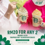 Starbucks Raya 2024 Promo: Enjoy 2 Grande Frappuccinos for RM20 in April