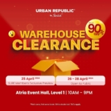 Urban Republic Warehouse Sale – Up to 90% Off! April 2024 Promotion