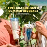 Starbucks FREE Handcrafted Beverage Promo – Embrace Sustainability, April 2024