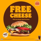 Burger King: FREE CHEESE on All Burgers – May 2024 Promo