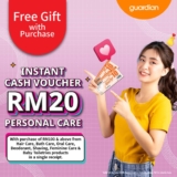 Guardian: Treat Yourself Today with RM20 Instant Cash Voucher – May 2024 Promo
