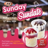 A&W Mother’s Day 2024: Sunday Sundate Promo – Give Mom a Delicious Treat!