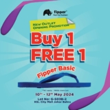 Fipper Slipper: Grand Opening at KSL City Mall, Johor Bahru! Step into Comfort with BUY 1 GET 1 FREE Offer – May 2024