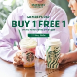 Starbucks: Member’s Day Special Promo May 2024