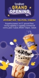 Tealive: Enjoy Buy 1 Free 1 Promotion at Tealive Rugading Telipok, Sabah! May 2024