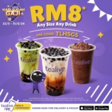 Tealive Payday Sale May 2024 – Indulge in RM8 Bubble Tea Galore!