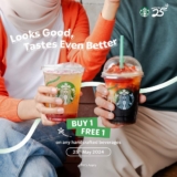 Starbucks Saturdays Special: Buy 1 Get 1 Free on Handcrafted Beverages this May 2024!