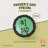 Celebrate Father’s Day with J.CO: Free #1 Dad Donut with Coffee Purchase!