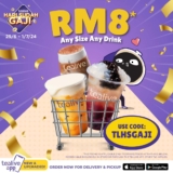 Tealive: Enjoy RM8 Off with Payday June 2024 Promo Code!