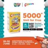 Be Among the First 5000 to Receive Champs Vitamin C 30mg Chewable Tablets at Baby Fest Putrajaya 2024!