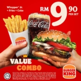 Enjoy Burger King’s Value Combo for Only RM9.90