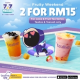 Quench Your Thirst This Long Weekend with Tealive’s Fruity Weekend Promo! – July 2024