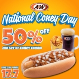 Celebrate National Coney Day 2024 with A&W Malaysia’s Irresistible Deal! (July 2024)