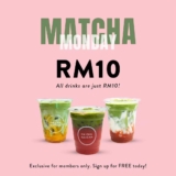 Oh Cha Matcha’s Irresistible 2024 Promotions: Matcha Monday, Terrific Tuesday, and Well Done Wednesday!