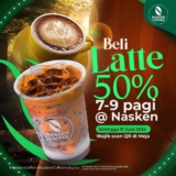 Nasken Coffee’s Morning Latte 50% Off Promotion: July 2024