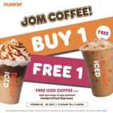 Dunkin’ Don’t Walk, RUN! Buy One Get One Free Promo July 2024