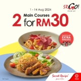 Secret Recipe August 2024: Celebrate Good Times with 2 Main Courses for RM30!