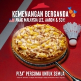 Pizza Hut Celebrates Malaysian Olympians with Free Pizza! August 2024