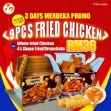 Celebrate Merdeka 2024 with Lim Fried Chicken: 9 Pieces for Just RM36!