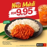 New Nasi Mekdi Combo at McDonald’s Malaysia: Aromatic Santan Rice, Ayam Goreng McD™ & Iced Lemon Tea for RM9.95