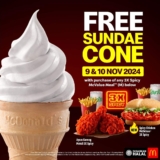 Get a Free Sundae Cone with McDonald’s 3X Spicy McValue Meal – Limited Time Only!