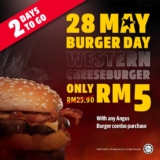 Celebrate Burger Day with Carl’s Jr. Malaysia: Western Cheeseburger for Just RM5!
