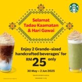 Celebrate Kaamatan & Gawai 2025 with Double the Treat at Starbucks Malaysia! 