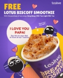 Celebrate Father’s Day with Tealive’s Exclusive Free Lotus Biscoff Smoothie Promo!