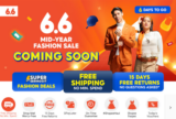 Shopee 6.6 Mid-Year Fashion Sale 2024 Promo Voucher Code: RM25 off + More! – May/June 2024