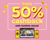 Top up and win 50% cashback with Hotlink