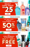 Bath & Body Works Select Hand Soaps for only RM25