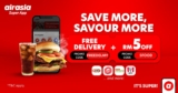 Airasia Food Offers RM5 OFF Voucher Code + Free Delivery