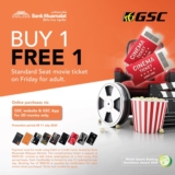 Discover GSC’s Exciting Buy 1 Free 1 Movie Ticket Promotion with Bank Muamalat – Limited Time Offer!
