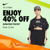 Nike 12.12 Sale 2022 Voucher Code up to 40%