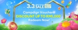 Lazada 3.3 Epic Raya Sale 2025: Up to 90% Off + RM1000 in Vouchers!