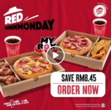 Pizza Hut Buy 1 Free 1 Promotion on Every Monday
