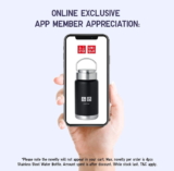 UNIQLO Stainless Steel Water Bottle (300ml) Free Redemption