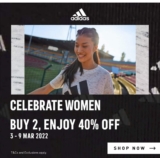 Adidas celebrates women with International Women’s Day sale: 40% off everything!