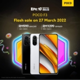 POCO F3 Smartphone For Only RM999 at Lazada