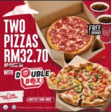 Pizza Hut Two Pizzas for Only RM32.70 April Promotions